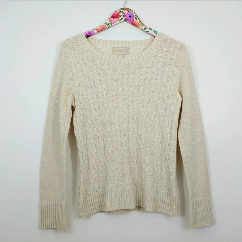 Banana Republic Wool Cashmere Sweater - Size Small